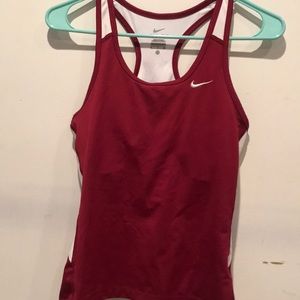 Nike Dri-fit maroon tank